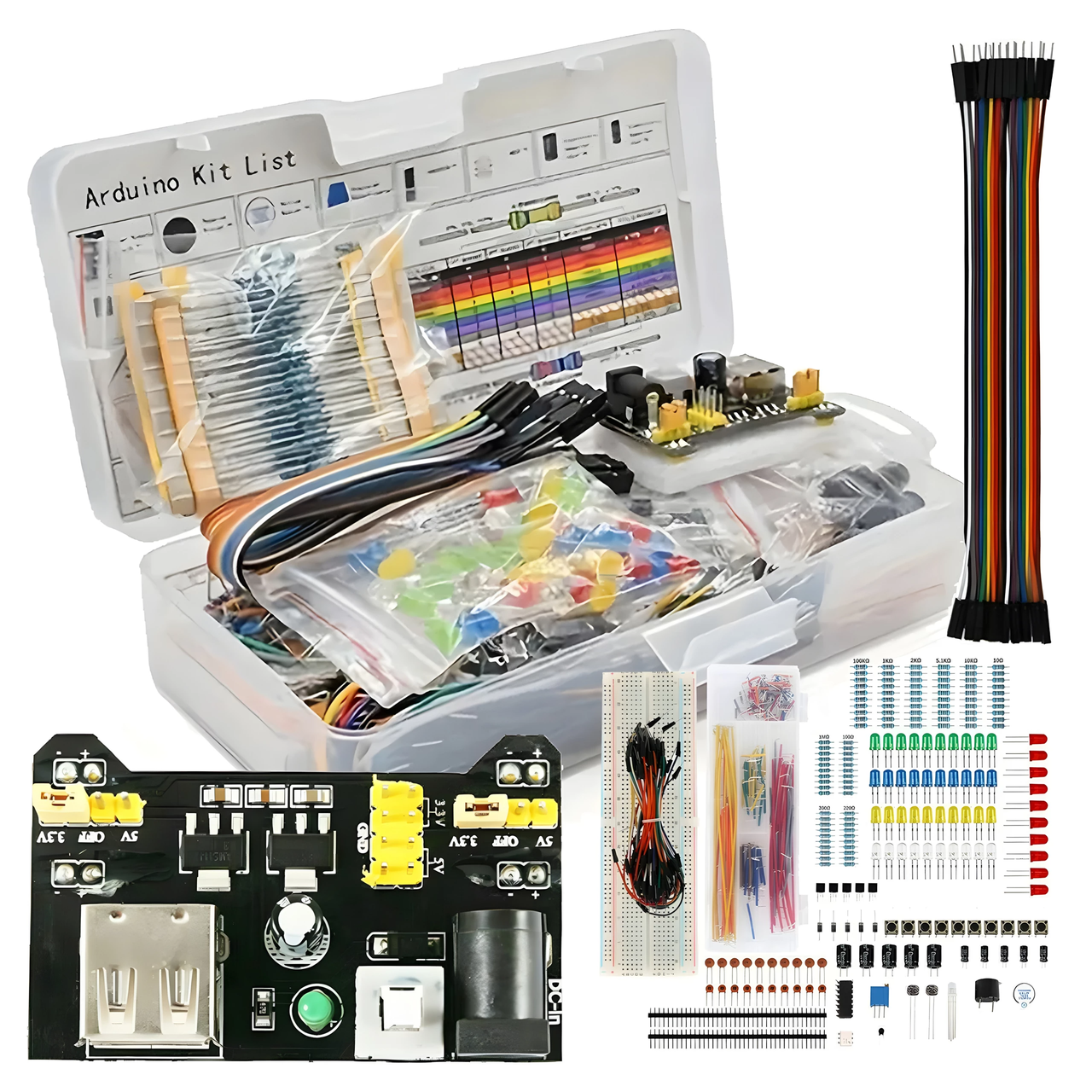 Стартовий набір компонентів Arduino Uno Starter Kit на базі UNO R3 XXL, фото 1