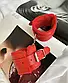 Наручники з хутром БДСМ червоні, фото 2