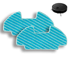 Набір 2 шт мікрофібрових серветок для вологого прибирання для робота-пилососа Midea i5 / i5C