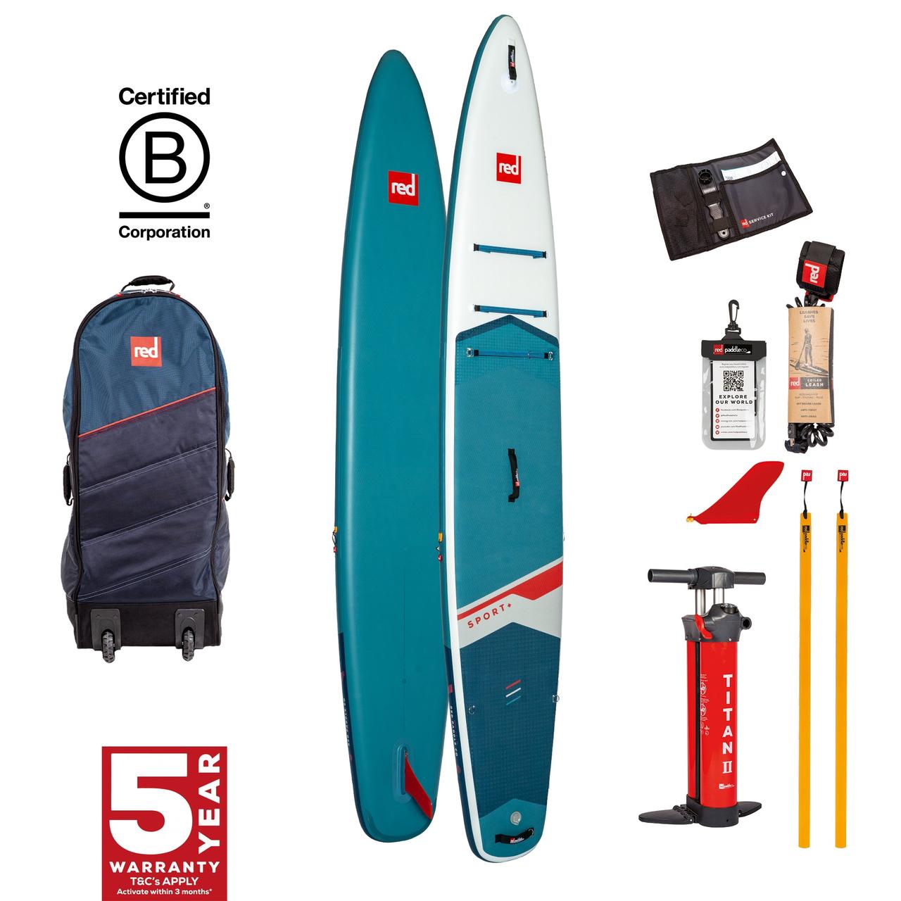 Сапборд Red Paddle Co Sport+ 14'0" MSL800 2025 — надувна дошка для САП серфінгу, sup board