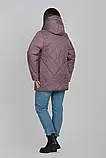 Жіноча стьобана куртка Li-23 в розмірах 56-70, фото 5