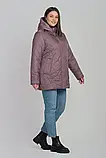 Жіноча стьобана куртка Li-23 в розмірах 56-70, фото 3