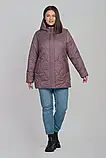 Жіноча стьобана куртка Li-23 в розмірах 56-70, фото 4