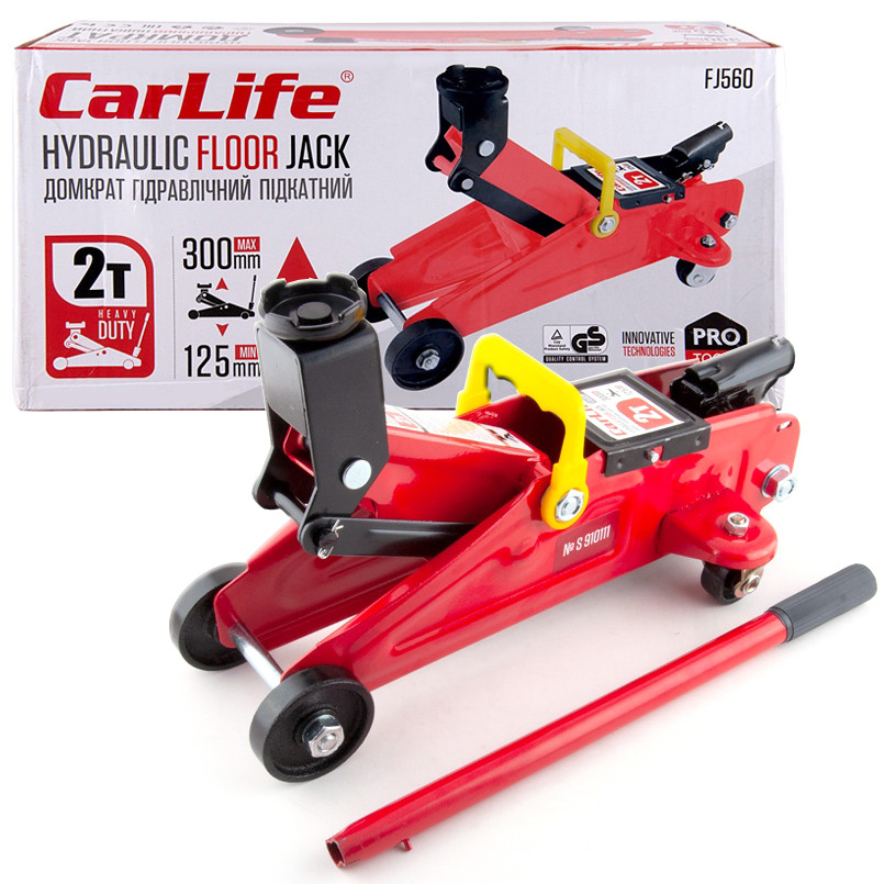 Домкрат підкатний CarLife FJ560, 2 т