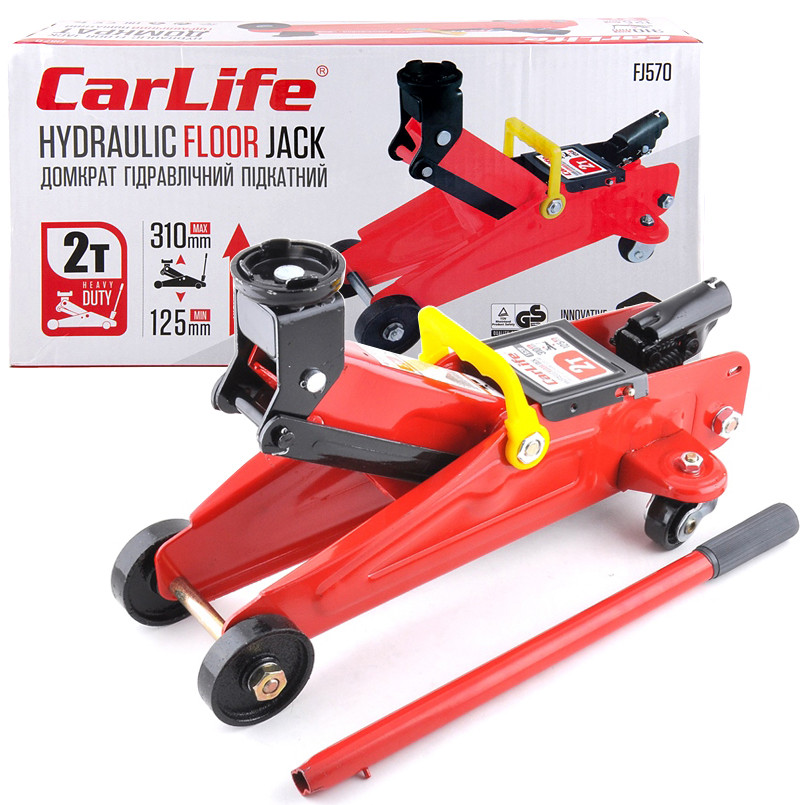 Домкрат підкатний CarLife FJ570, 7 т