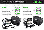 Компресор автомобільний URAGAN 90110, 7 Атм, 35 л/хв, 150 Вт, фото 3