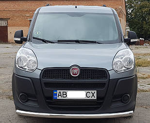 Передній захист ST008 (2 шт нерж.) Fiat Doblo II 2005-