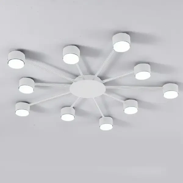 Люстра RAY SLIM 10xGX53 WHITE LUMINARIA 220V IP20(стельовий світильник під змінні LED лампи)