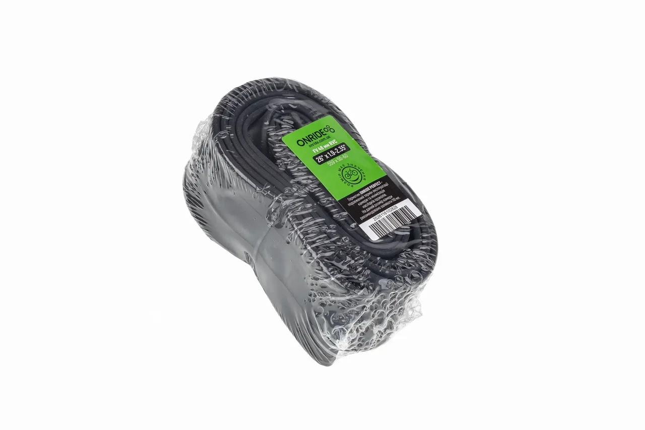 Камера на велосипед велокамера ONRIDE Classic 26"x1.9-2.35" (559x50-60) FV 48 RVC (polybag), фото 1