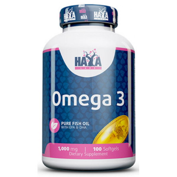 Haya Labs Омега Omega 3 1000mg. / 100 Softgels