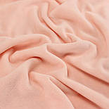 Велюр х/б колір персиковий (180 см ширина) В-1016, фото 3