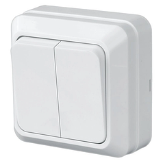 Вимикач Lider LEGEND (Легенда) накладний 2 кл. LVО10-780