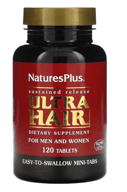 Потужний комплекс для здорового, густого та сильного волосся, nature's Plus, 120 таблеток, фото 1