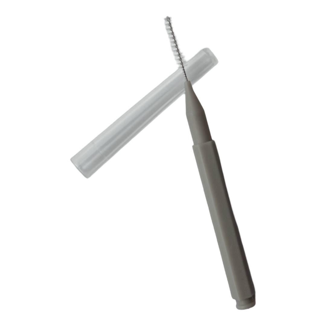 Щіточка Baby Brush (бейбі браш) для вій та брів 1 мм колір сірий