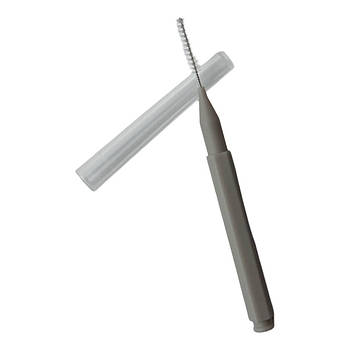 Щіточка Baby Brush (бейбі браш) для вій та брів 1 мм колір сірий