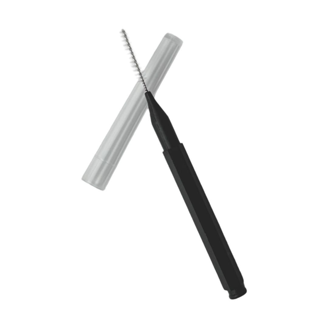 Щіточка Baby Brush (бейбі браш) для вій та брів 1 мм колір чорний