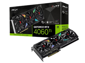 Відеокарта GeForce RTX 4060 Ti 8GB PNY XLR8 Gaming Verto EPIC-X (VCG4060T8TFXXPB1)