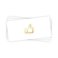 Конверт для грошей "Лайк", золоте тиснення