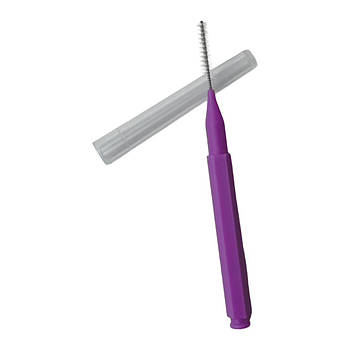 Щіточка Baby Brush (бейбі браш) для вій та брів 1 мм колір фіолетовий