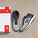 Кросівки New Balance літні сірі чоловічі сітка текстильні тканинні дихачі, фото 4