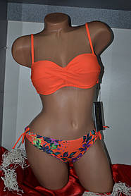 Купальник Fuba.Vi тропічна квітка Оранжевий