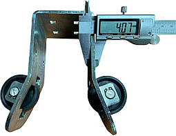 Верхній уловлювач із регулюванням з кронштейном для уловлювача встановлюєтся без зварювання для відкатних воріт, фото 3