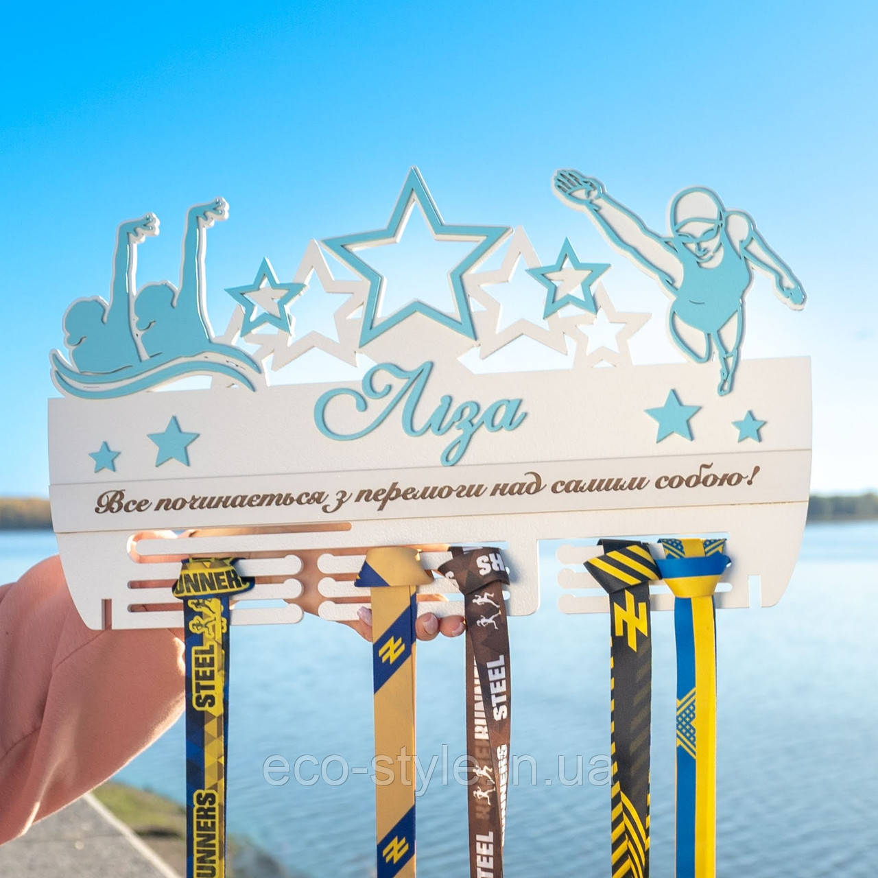 Медальница для нагород. Холдер для плавання. Для медалей з плавання, фото 1