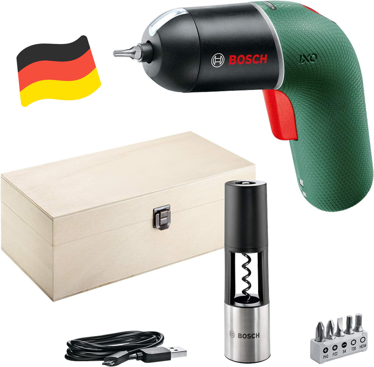 Акумуляторна викрутка Bosch IXO Vino Set VI (3.6 В, 1.5 А·год, 215 об/хв, Німеччина), фото 1