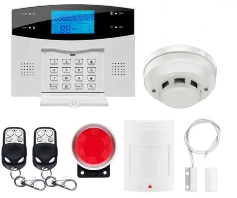 Повний комплект ДРОТНИЙ GSM + Wi-Fi сигналізації Kerui PG500 / B2G / GSM30А (комплект 9), фото 1
