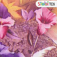 Тканина Дизайн РІП-СТОП ПВХ ПОЛЬОВІ КВІТИ 2003 Бузковий