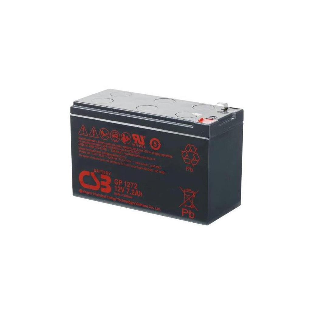 Акумуляторна батарея CSB 12В   7.2 Ач 151*65*94 2.4кг bla