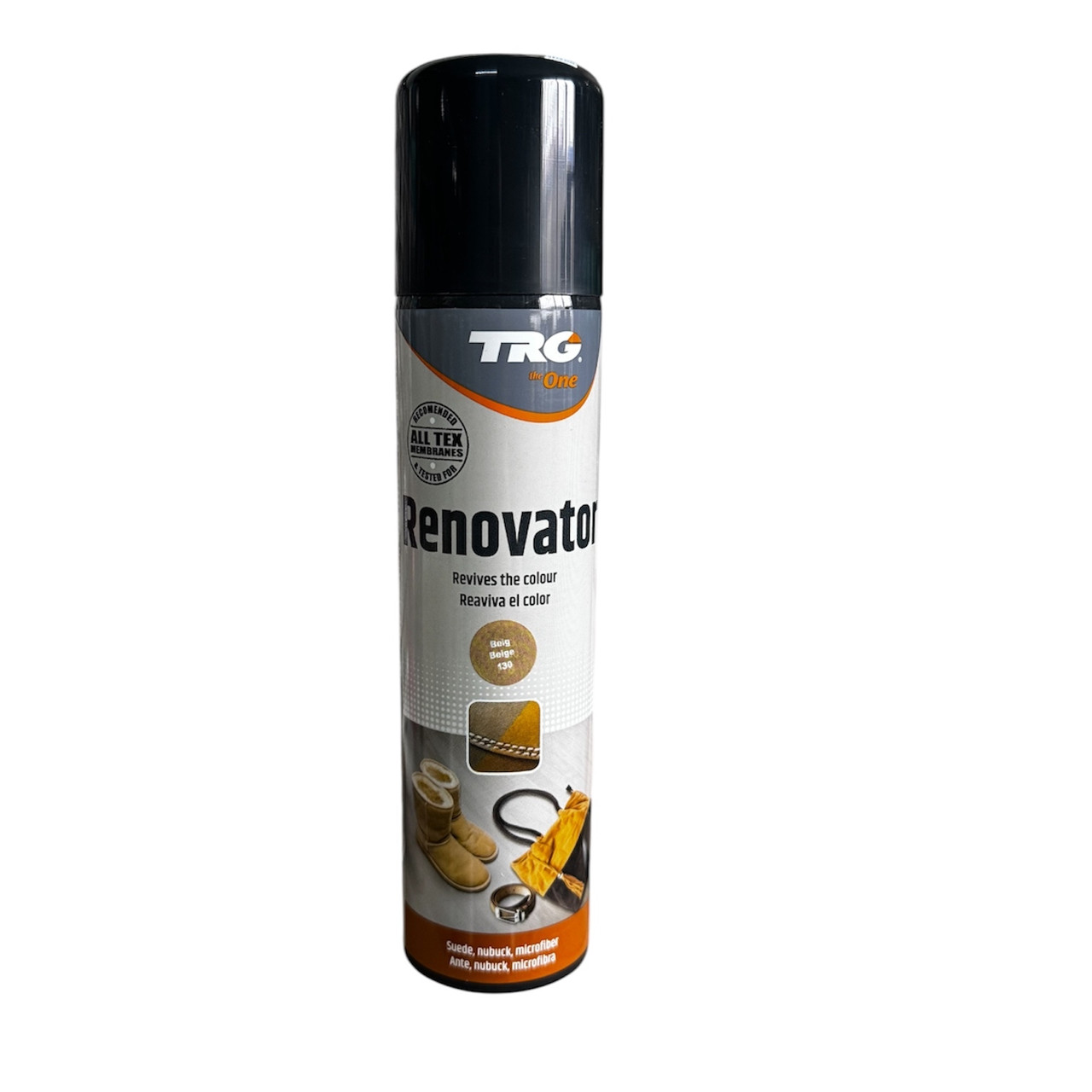 Фарба кольору бежевий для замші та нубуку TRG Renovator 250ml #130