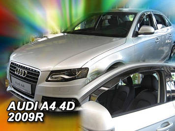 Вітровики Audi A4 (B8) 2008-2015 4D (вставні, 4шт) Sedan (Heko)