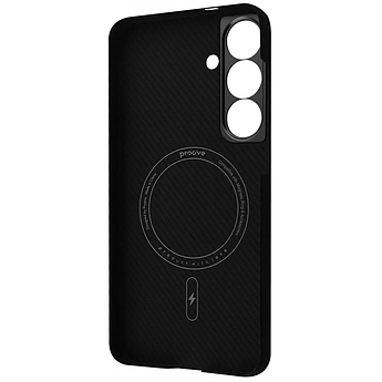 Чохол Proove Carbon Slim  з магнітним кільцем для Samsung Galaxy S25