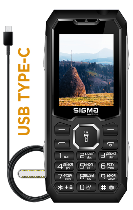 Телефон Sigma X-Style 341 Bro Black UA UCRF