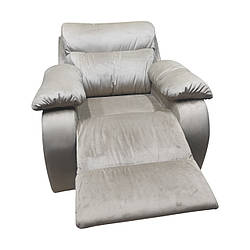 Розкладне педикюрне крісло-реклайнер Comfort_велюр_BR реклайнер для педикюру