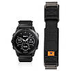 Тканевий ремінець QuickFit 22мм для Garmin Fenix 7 / 6 / 6 Pro / 5 / 5 Plus чорний, фото 4
