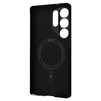 Чохол Proove Carbon Slim  з магнітним кільцем для Samsung Galaxy S25 Ultra