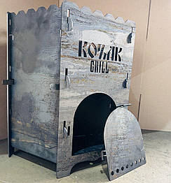 Похідна розбірна піч під казан Стефанія NEW, з оновленим дизайном (НЕ ГАРШНА)