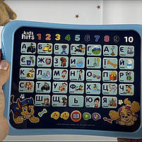 Інтерактивний планшет Цуценячий патруль Абетка цифри мелодії укр мова (KH01/014L), фото 2