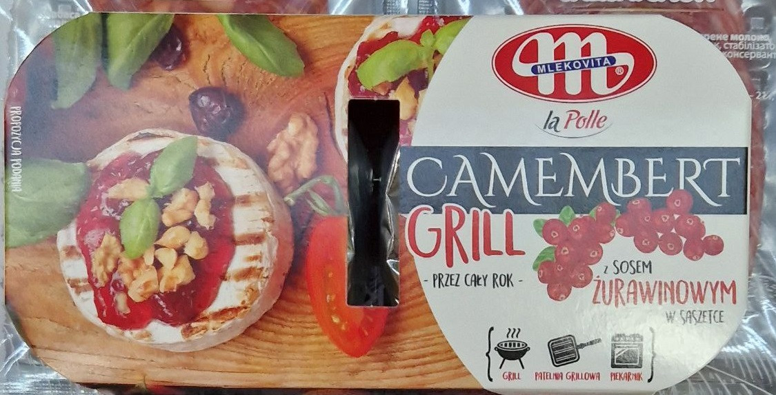 Сир камемберт з журавлиним соусом Mlekovita 200+30 г.