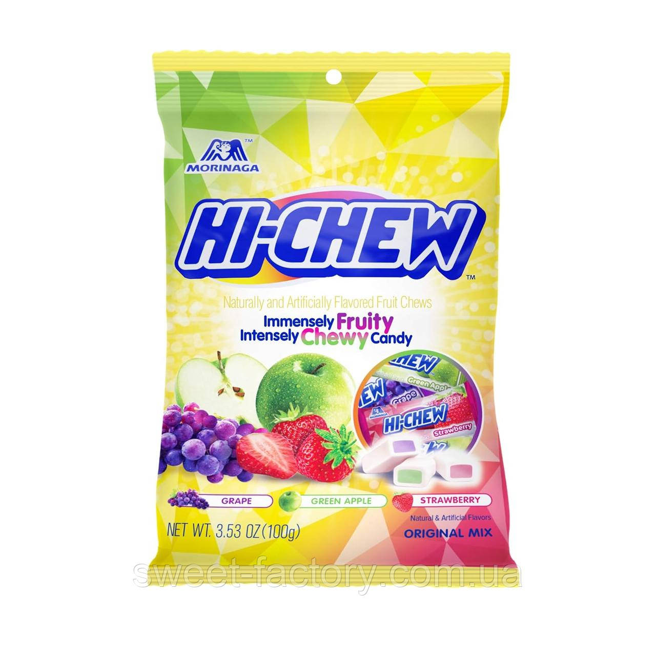 Жувальні цукерки Hi Chew Chewy Candy Original Mix 100g, фото 1