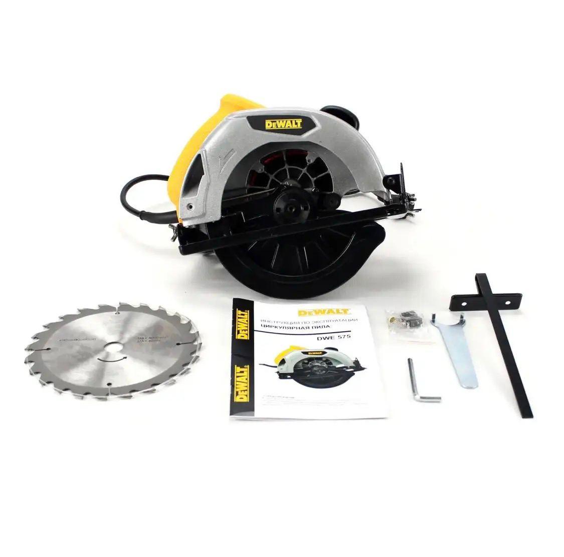Циркулярка DeWalt DWE575 (1200 Вт, 5000 об/хв), дискова пилка