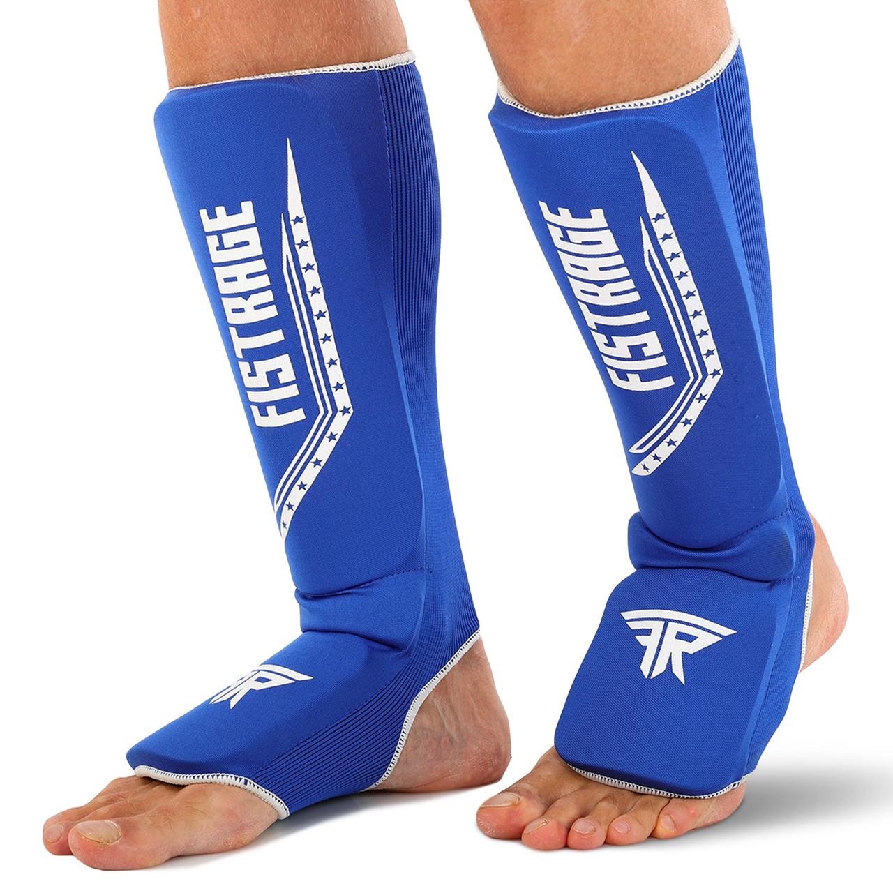Захист гомілки та стопи панчішного типу Fistrage Fight Gear 4716 розмір L Blue, фото 1