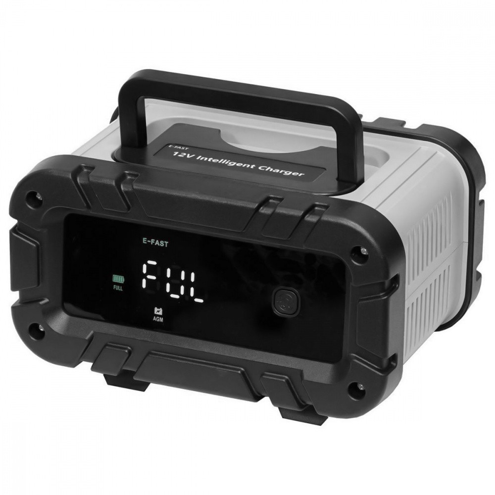 Зарядний пристрій E-Fast TK400 12V/6A CS gray/black, фото 1