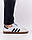 Чоловічі шкіряні замша кросівки Adidas Originals Samba White, кеди Адідас білі шкіра замшеві. Чоловіче взуття, фото 4