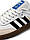 Чоловічі шкіряні замша кросівки Adidas Originals Samba White, кеди Адідас білі шкіра замшеві. Чоловіче взуття, фото 9
