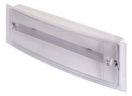 LED Світильник аварійний 5,2W 230V 110lm 3години Li-ion 240x43,5x90mm IP20 постійний [l0660032] E.NEXT e.emerg.513L.led.Li.3h.IP20