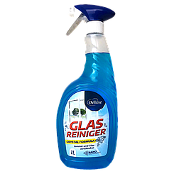 Спрей для миття вікон і скла Делюкс Deluxe glas reiniger 1L 8шт/ящ (Код: 00-00017288)