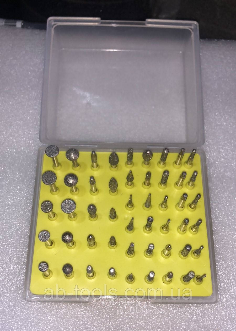 Набір алмазних насадок із 50 штук, фото 1